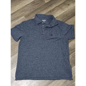 Timberland Men’s M Slim Fit Blue Heather Polo Shirt Pocket Logo